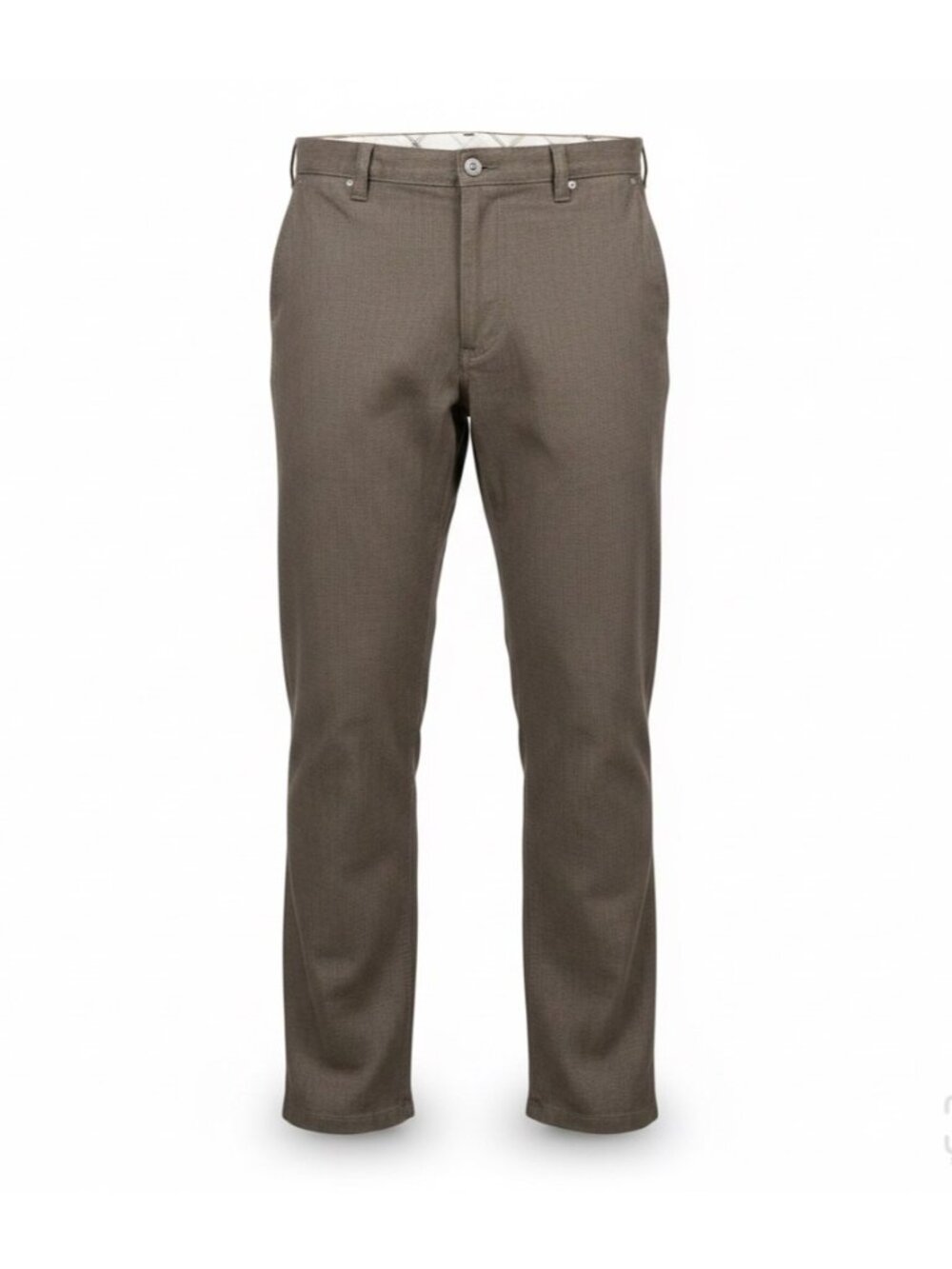 Kenneth Cole Mens Brown Casual Flat-Front Pants Durable & Stylish Size 42x29